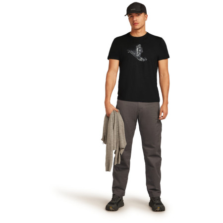 Icebreaker Merino 150 Tech Lite Skiing Yeti férfi póló