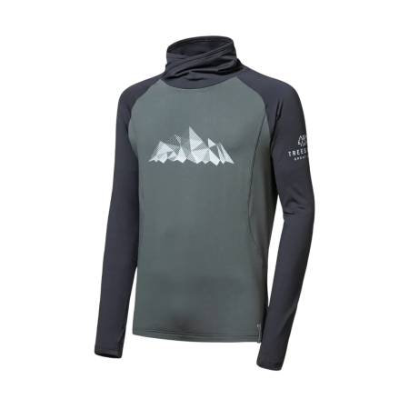 Sensor Coolmax Thermo Mountains férfi funkcionális pulóver fekete/zöld olive/černá