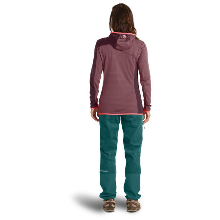 Ortovox Fleece Light Grid Hooded Jkt W női funkcionális pulóver