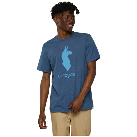Cotopaxi M'S Cotopaxi Llama T-Shirt férfi póló sötétkék Deep Sea
