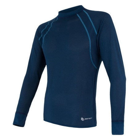 Sensor Coolmax Air (long sleeve) férfi funkcionális póló sötétkék Darkblue