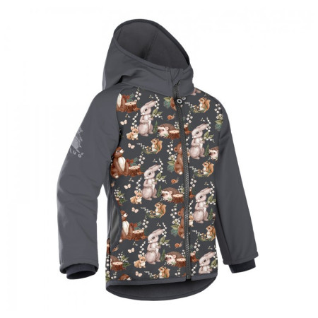 Unuo Softshell Basic Fleece Vzor gyerek softshell kabát