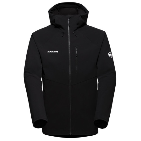 Mammut Ultimate Comfort SO Hooded Jacket Men férfi dzseki fekete black 0001