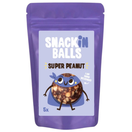 SNACKin BALLS Super Peanut 65 g sporttáplálkozás