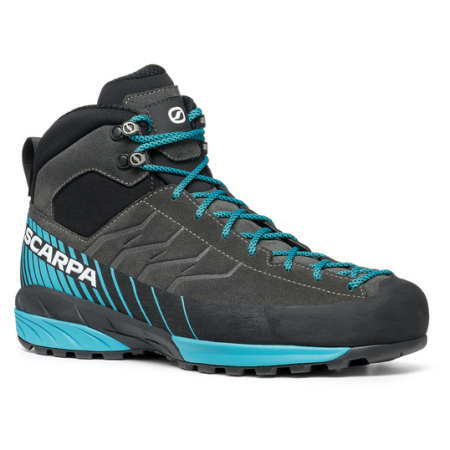 Scarpa Mescalito Mid GTX férfi túracipő fekete/kék