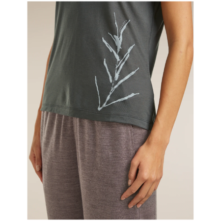 Icebreaker Merino Blend Core SS Tee Panax női funkcionális felső