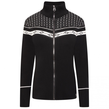 Női szvetter Dare 2b Bejewel Sweater fekete/fehér