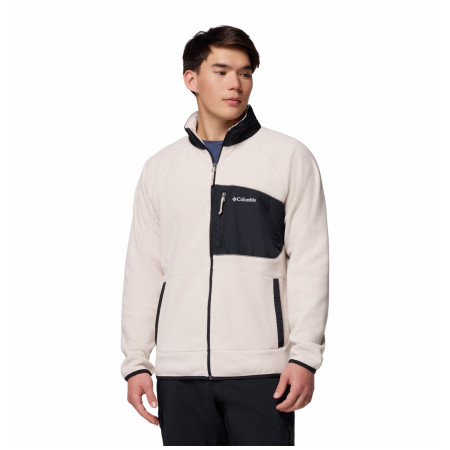 Columbia Fast Trek™ Overlay Full Zip férfi pulóver bézs Dark Stone, Black