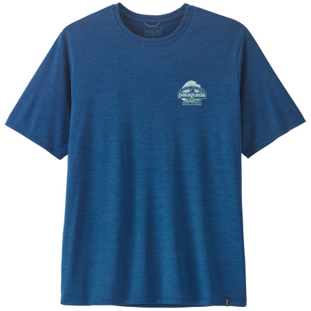 Patagonia Men's Capilene Cool Daily Shirt - Great Waves férfi póló kék Clement Blue - Light Clement Blue X-Dye