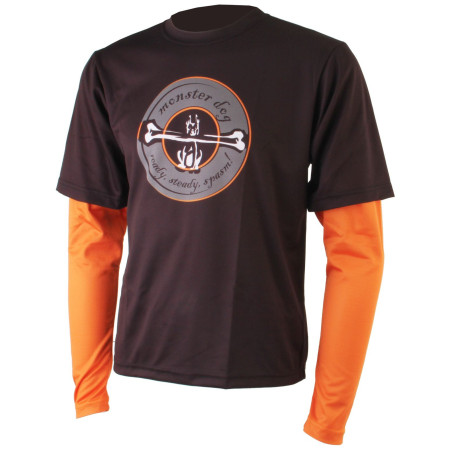 Axon Monster dlouhý rukáv férfi mez fekete/narancs