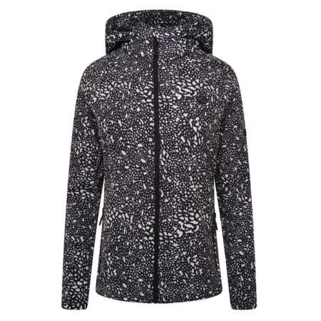 Női kabát Dare 2b Far Out SoftShell fekete/fehér