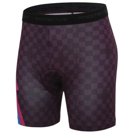 Női biciklis nadrág Protective 126011-690 P-Vert burgundi vörös