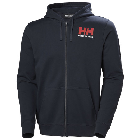 Helly Hansen HH Logo Fz Hoodie férfi pulóver sötétkék 597 Navy