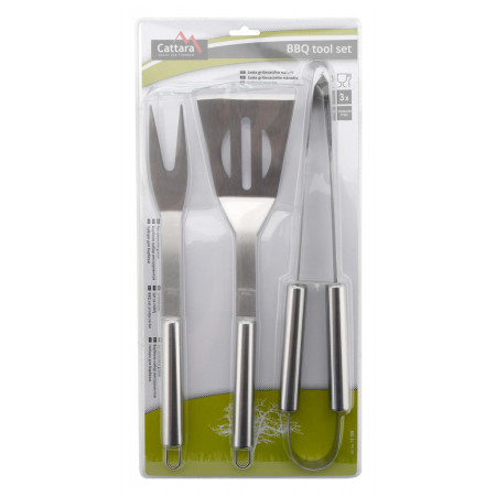 Cattara BBQ sada 3ks blister grillezési eszköz