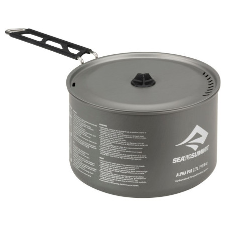 Fazék Sea to Summit Alpha Pot 2.7 szürke