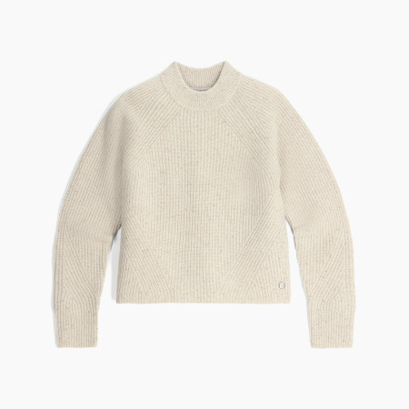 Royal Robins W Rockcraft Mock Neck női pulóver bézs Soapstone HTR