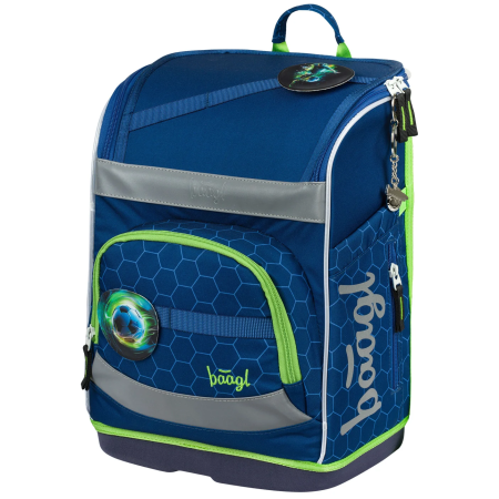 Baagl Zippy Plus iskolatáska alsósoknak kék blue