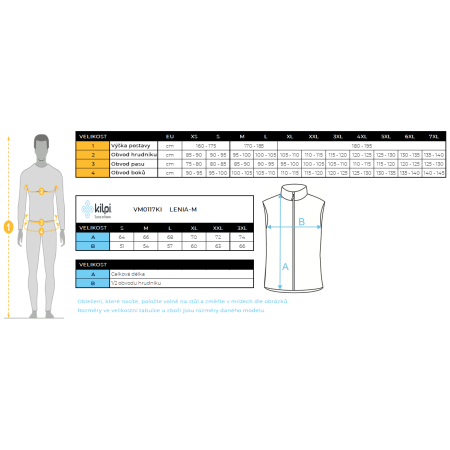 Kilpi Lenia-M férfi mellény