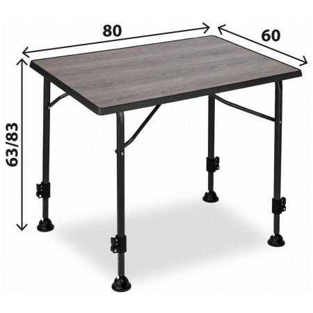 Brunner Linear Greywood 80 asztal