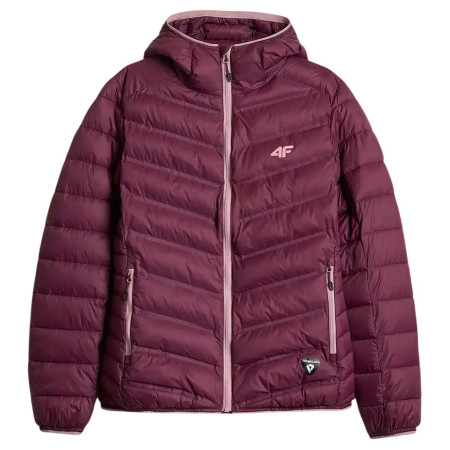 4F Down Jacket F0895 női hibrid dzseki burgundi vörös Dark Pink