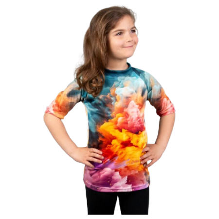 Drexiss All Explosion Pastel Coolmax gyerek funkcionális felső kék/narancs
