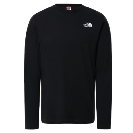Férfi póló The North Face Red Box Tee Long Sleeve fekete/zöld
