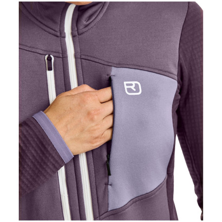 Ortovox Fleece Grid Jacket W női funkcionális pulóver