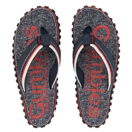 Flip-flop Gumbies Cairns piros/sötétszürke