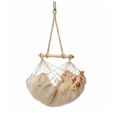 Függőágy szett Hamaka.eu Felfüggeszthető babaágy fehér