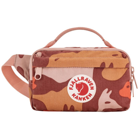Fjällräven Kånken Graphics Hip Pack övtáska rózsaszín ChalkRose-Hidden Animals
