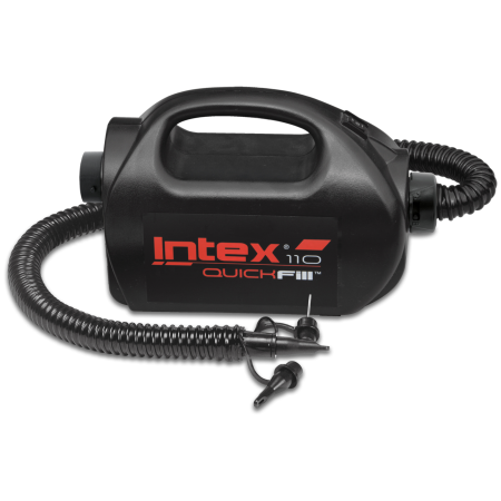 Intex Quickfill 230 V a 12 V elektromos pumpa fekete black