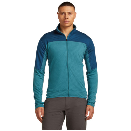 Icebreaker Men Merino Blend 300 RealFleece™ Descender LS Zip férfi funkcionális pulóver
