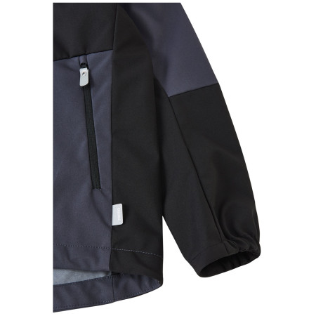 Reima Verraton Soft black gyerek softshell kabát