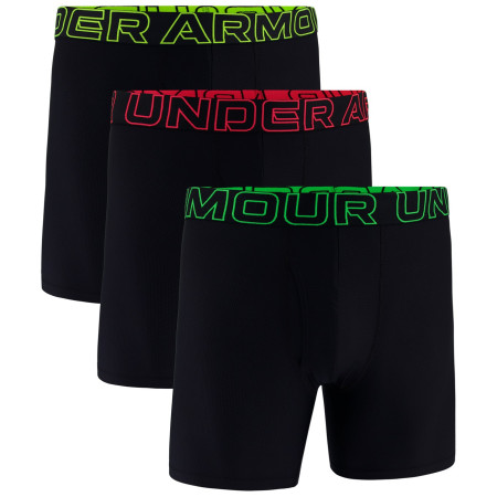 Under Armour UA Performance Tech Mesh - Solid 6in 3PK férfi boxer