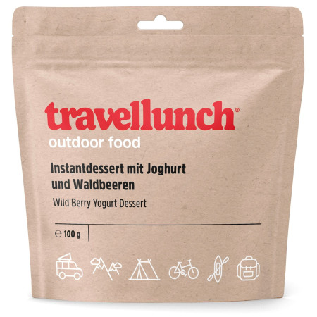 Travellunch Joghurtos gyümölcsös desszert 100 desszert