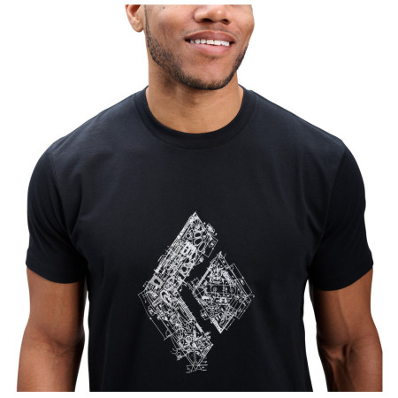 Black Diamond M Engineered Diamond Ss Tee férfi póló
