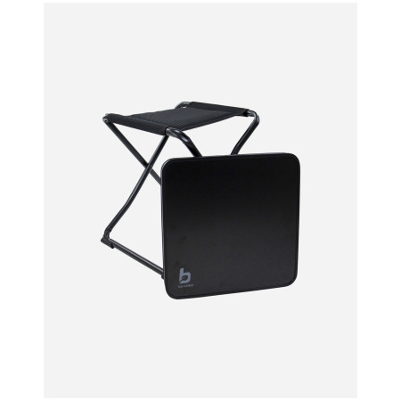 Bo-Camp Stool + Table-top black kis kemping szék
