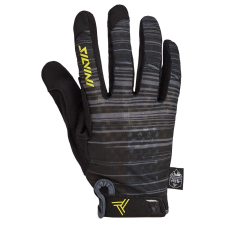 Férfi biciklis kesztyű Silvini Gattola fekete/szürke