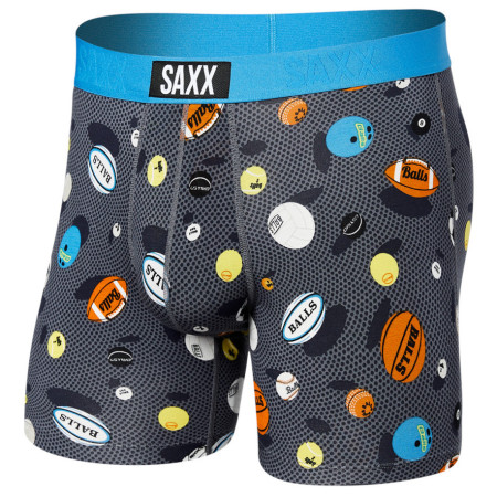 Saxx Vibe Super Soft BB boxeralsó szürke/kék