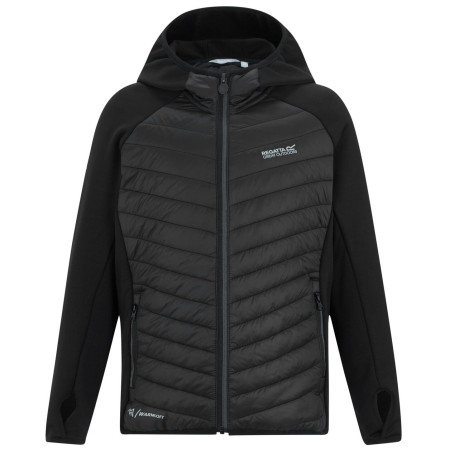 Regatta Junior Andreson Hybrid Black/Sealgr gyerek dzseki fekete/szürke Black/Sealgr
