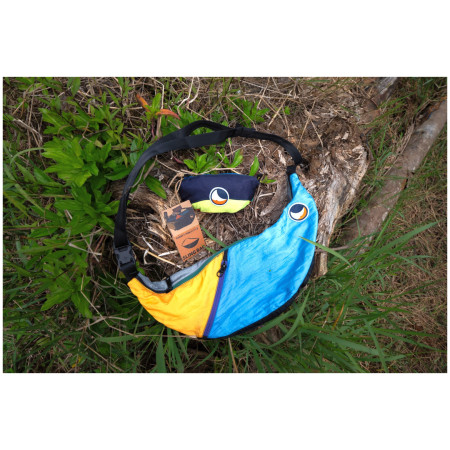 Ticket to the moon Upcycled Sling Bag Unique Edition övtáska