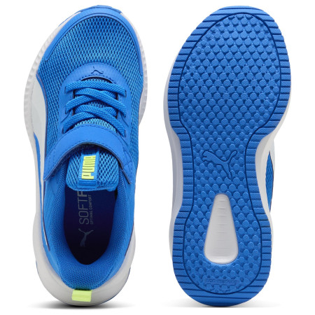 Puma Flyer 4 AC+ PS Racing Blue-Lime Squeeze- gyerek cipő