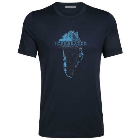 Icebreaker SS Crewe Greenland Crest férfi póló
