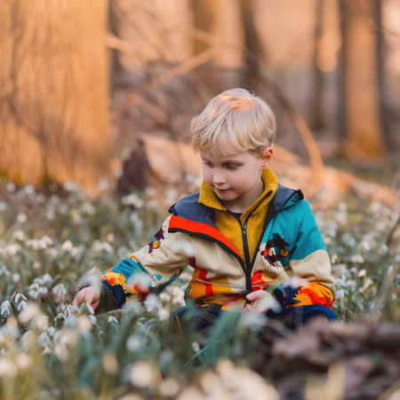 WAMU Mountain Bike gyerek softshell kabát