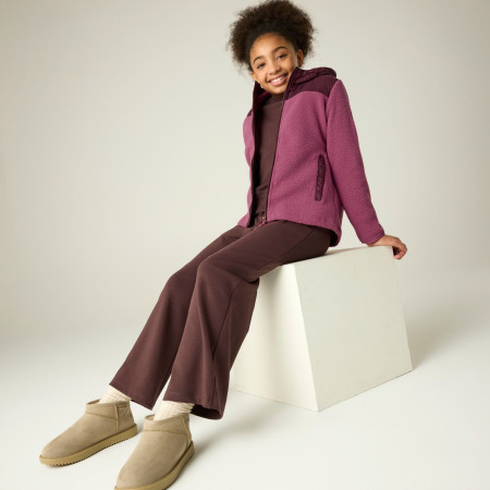 Regatta Myla Hybrid Jacket Fig/Violet gyerek pulóver
