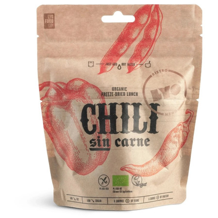 Lyo food Bistro Chili sin carne szárított étel barna