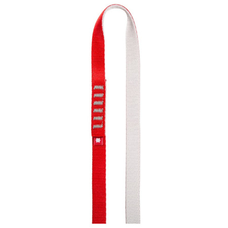 Ocún O-SLING ECO-PES 16 mm 100 cm hurok fehér/piros