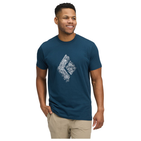 Black Diamond M Engineered Diamond Ss Tee férfi póló