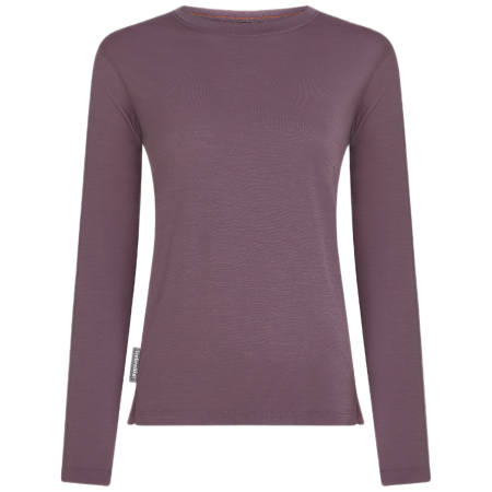 Icebreaker W Mer 150 Ace LS Tee női funkcionális felső lila/szürke Grey Plum