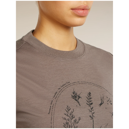 Icebreaker Merino 150 Tech Lite SS Crop Tee Seed Story női póló